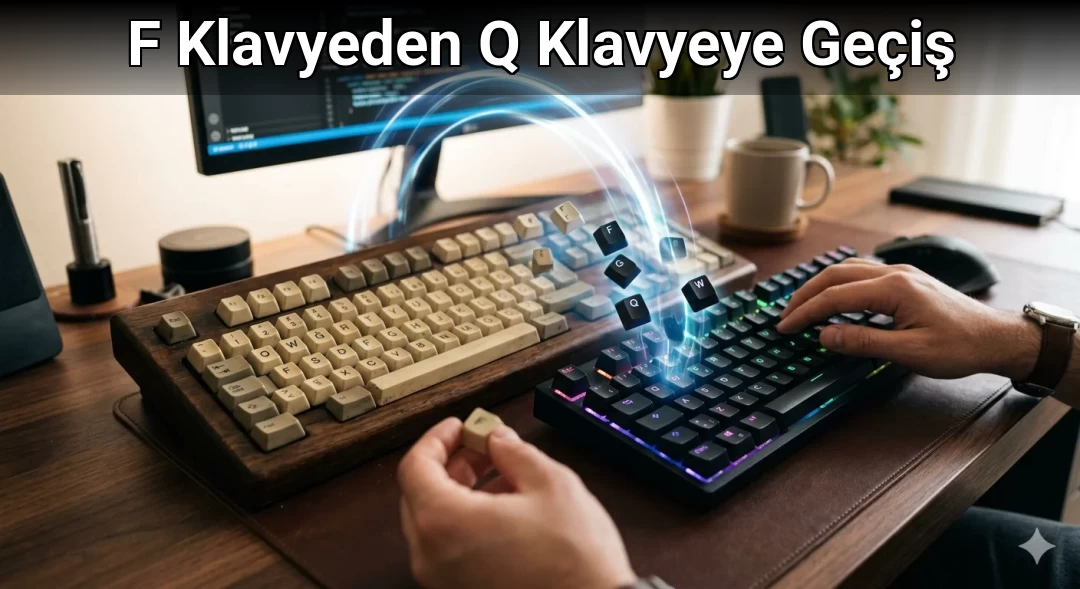 F Klavyeden Q Klavyeye Geçiş